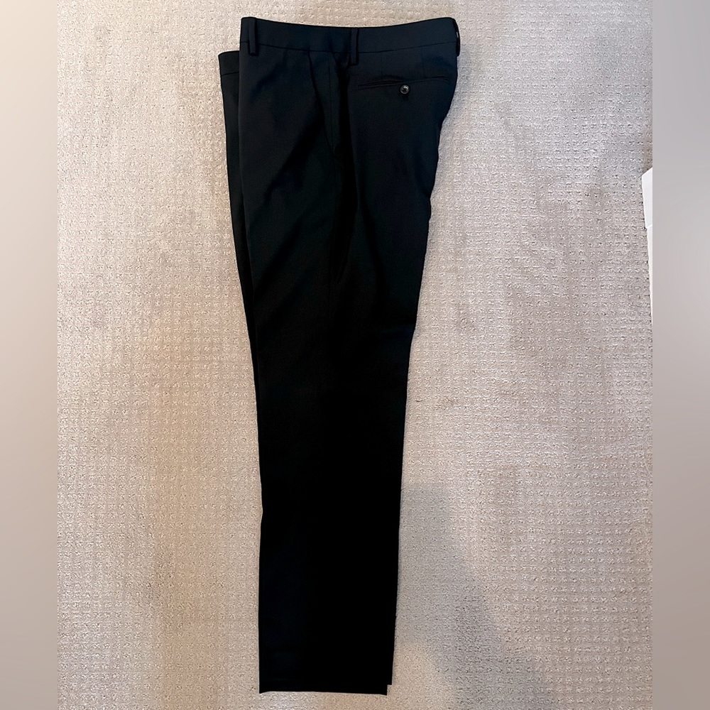 New Bonobos Italian Stretch Wool Dress Pants. Navy, Slim, 36/30